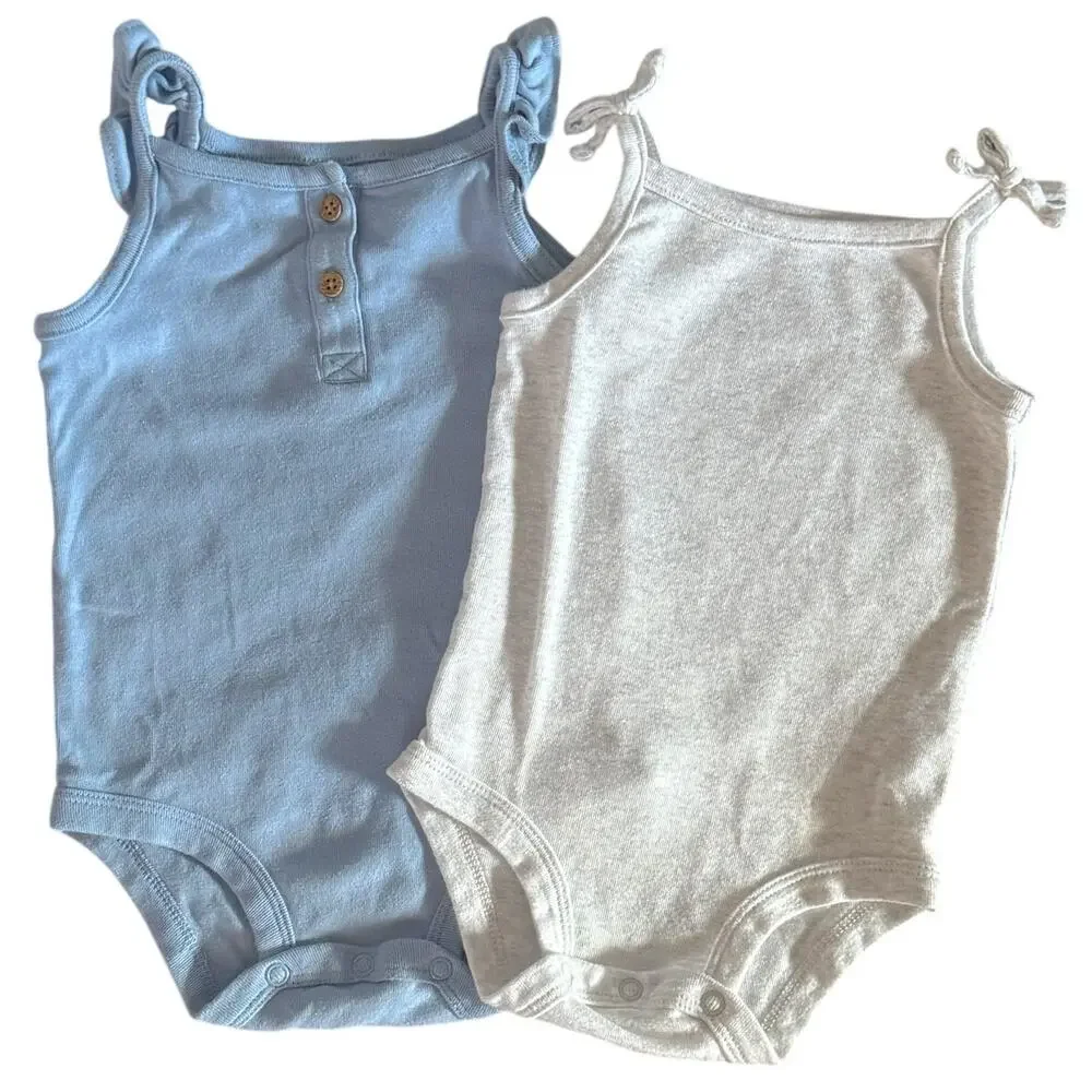 Carter's (Bundle of 2) Sleeveless Onesies Bodysuits - Size 9 Months